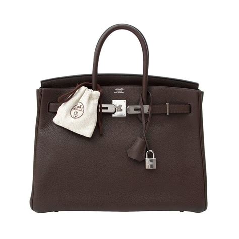 hermes birkin 35 chocolate brown|Hermes Chocolate Brown Birkin 35 Bag For Sale at 1stDibs.